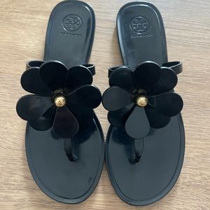 Tory Burch Rubber Slides ( never used)